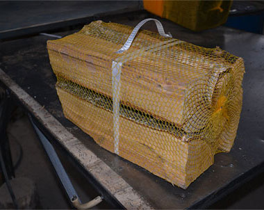 Single 40 L net bag of kiln-dried birch firewood